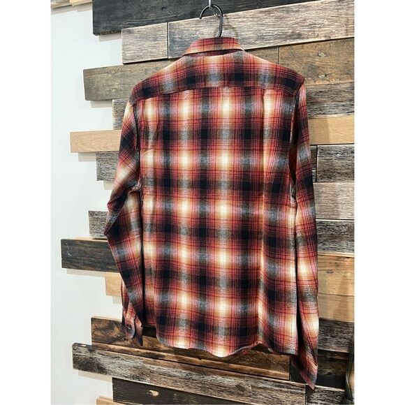 Tailor Vintage NWT Maple Lodge Plaid Long Sleeve Men’s Button Down Shirt sz S - Picture 4 of 8